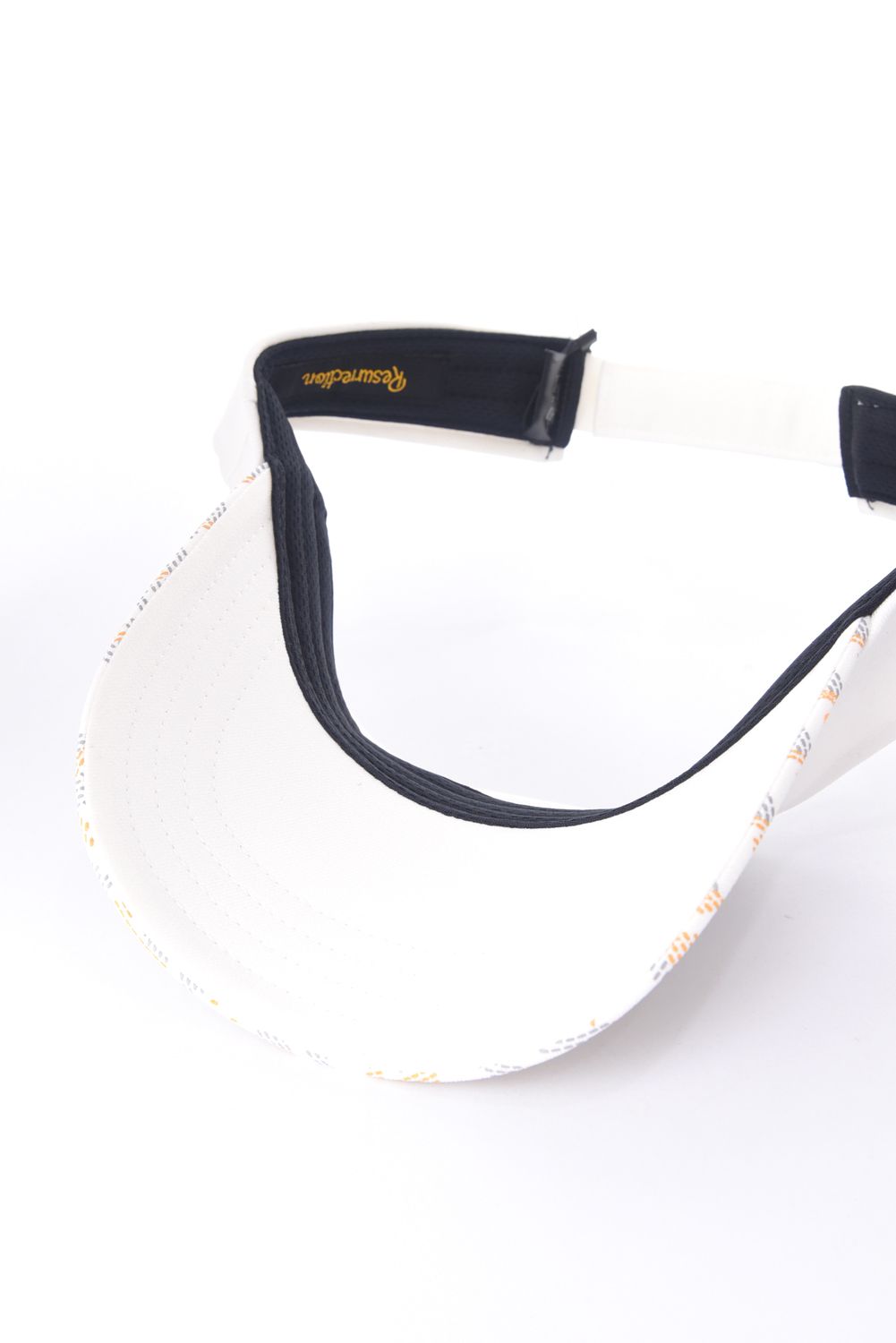 GM BRIM VISOR / ブランドロゴ刺繍 オリジナルテキスタイル サンバイザー (ホワイト)