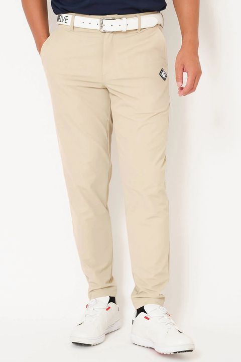 【26SS】 DOT BR PANTS / ドットロゴ ウエストリブ ロングパンツ (ベージュ)