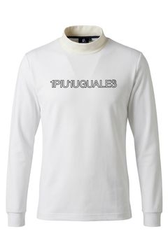 【26AW】 Front Logo Mock NeckLong Sleeve / フロント ロゴ モックネック (ホワイト) (9月入荷予定)