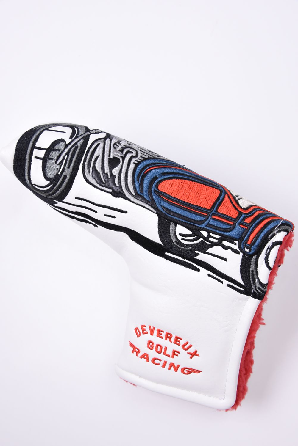 【26AW】【CAPSULE COLLECTION】 SIDECAR BLADE COVER / サイドカー刺繍入り ピンタイプ パターカバー (ホワイト)