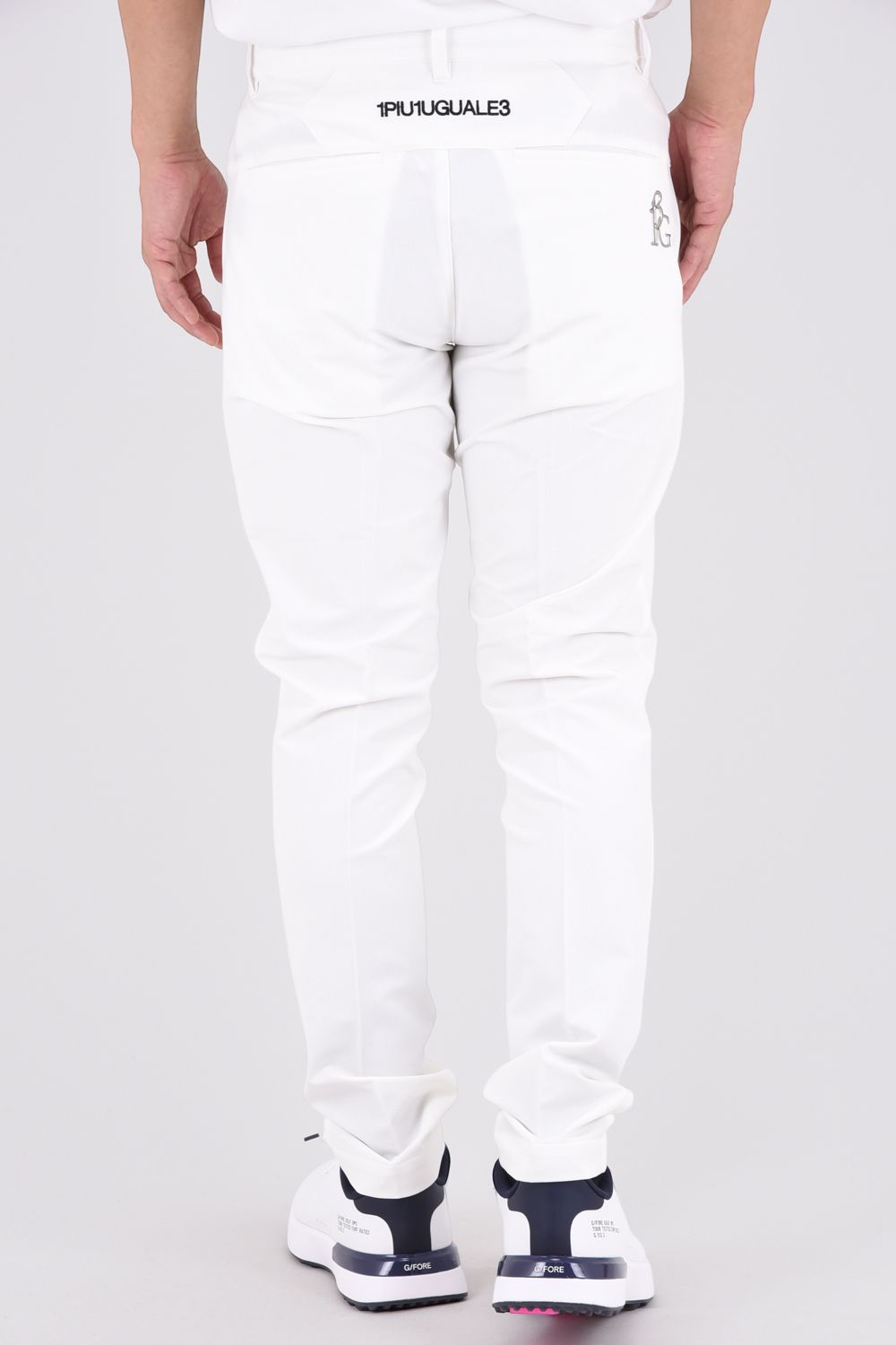 【26AW】 Long Pants / バックロゴ テーパードシルエット ロングパンツ (ホワイト)