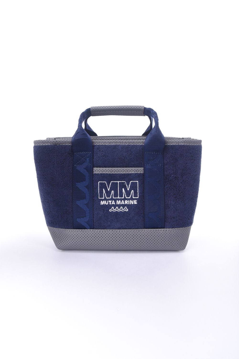 【26SS】 PILE PARTITION TOTE BAG / パイル生地 パーテーショントートバッグ (ネイビー)