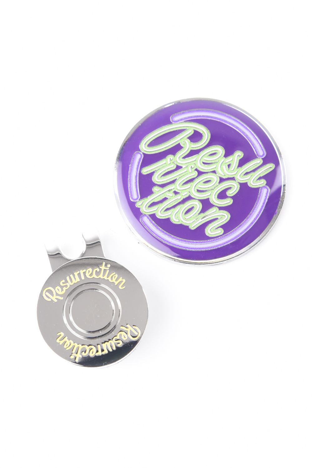 【26SS】【プレゼント好適品】 CLIP MARKER / ネオンロゴ クリップマーカー (パープル)