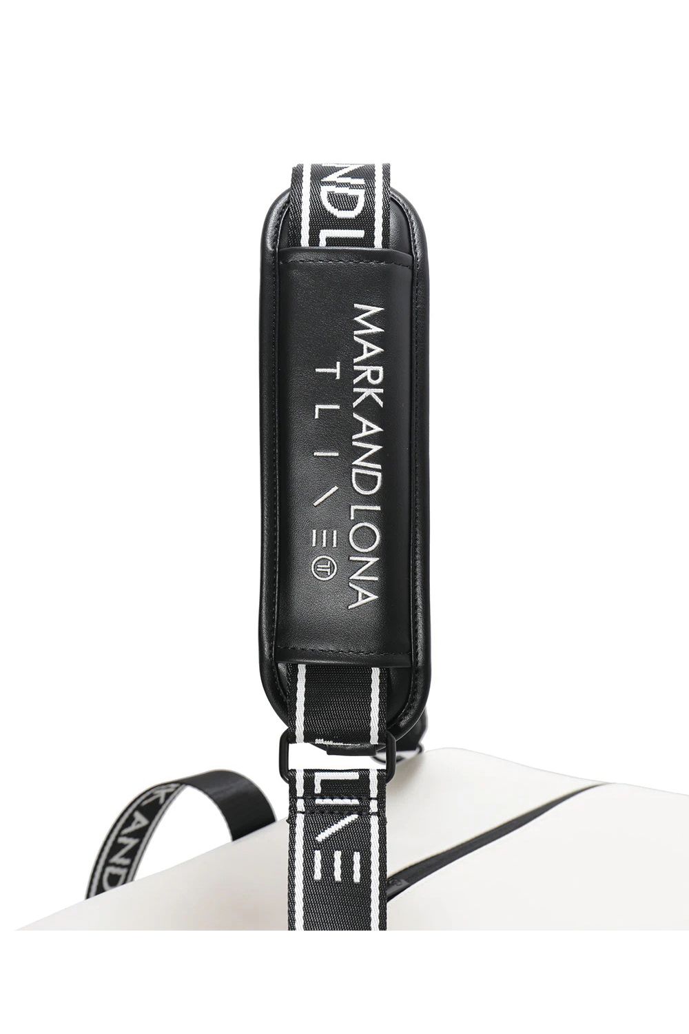 【26SS】【T-LINE】 VELOCITY TRAVEL DUFFLE BAG / モノトーン シンセティックレザー 2WAYボストンバッグ (ホワイト)