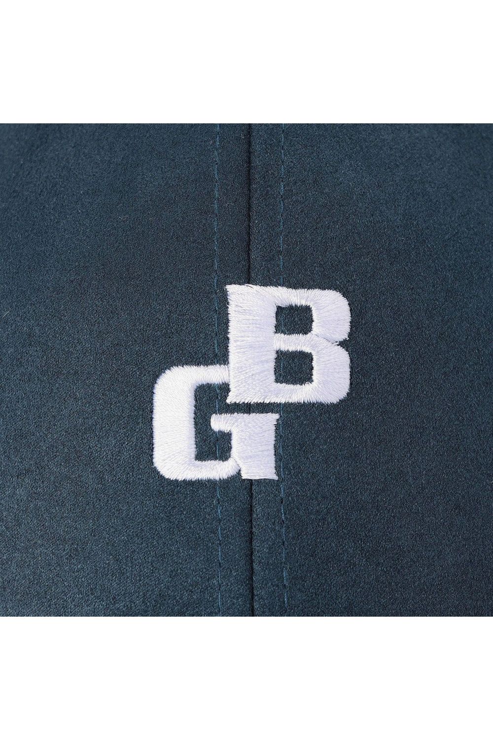 【26AW】 MEN’S SUEDE SMALL BG LOGO CAP / スウェード素材 スモールBGロゴ キャップ (インディゴ)