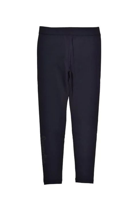 【25AW】【レディース】 SAME COLOR LOGO WARM LEGGINGS / 微起毛 ブランドロゴ ウォームレギンス (ブラック)*