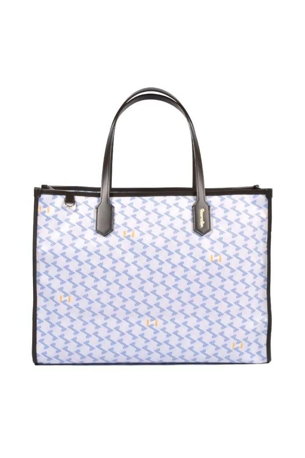 LANIUS SQUARE BIG (ラニウス スクエア ビッグ) / ブランドオリジナルテキスタイル ボストンバッグ （アクア）*