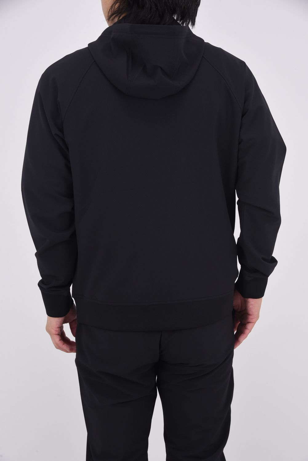 【25AW】 MEN'S STORMFLEECE BACK DOTS PARKA / ストームフリース ジップアップリブパーカー (ブラック)