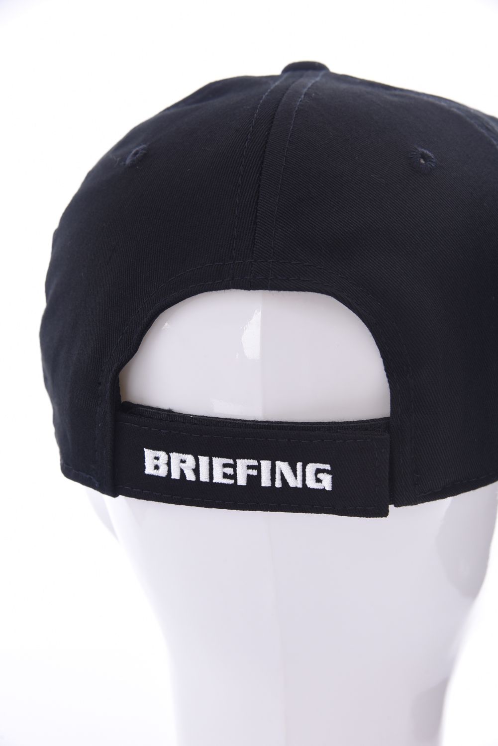 MENS BASIC FLAT VISOR CAP / ブランドロゴ ベーシック フラットキャップ ブラック