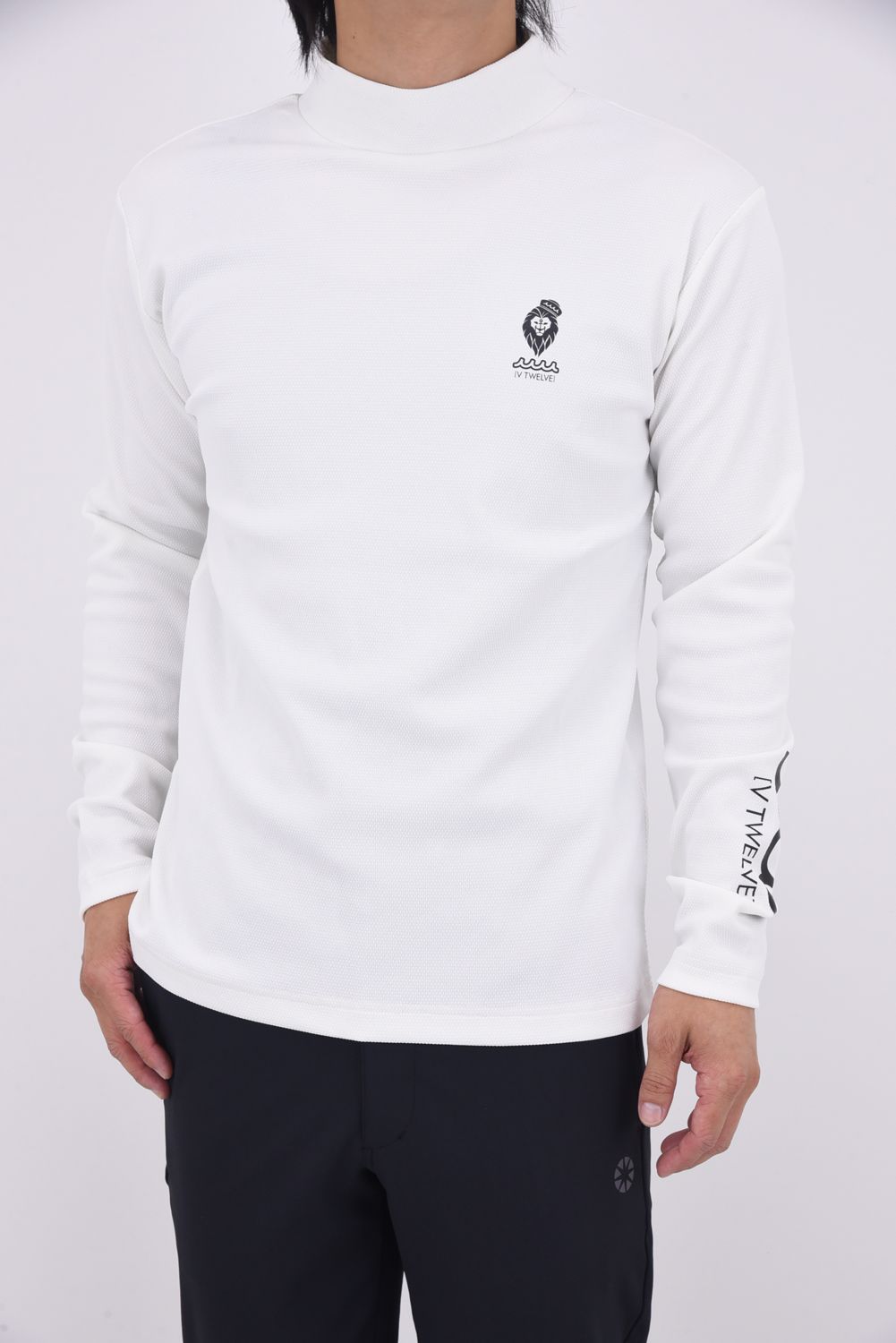 【25AW】 MU12 MOCK / ムータマリン ヴィトゥエルヴ コラボ モックネック Tシャツ (ホワイト)