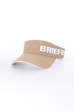 【26SS】 MEN’S ROUND LOGO VISOR / アシンメトリー ラウンドロゴ サンバイザー (ベージュ)