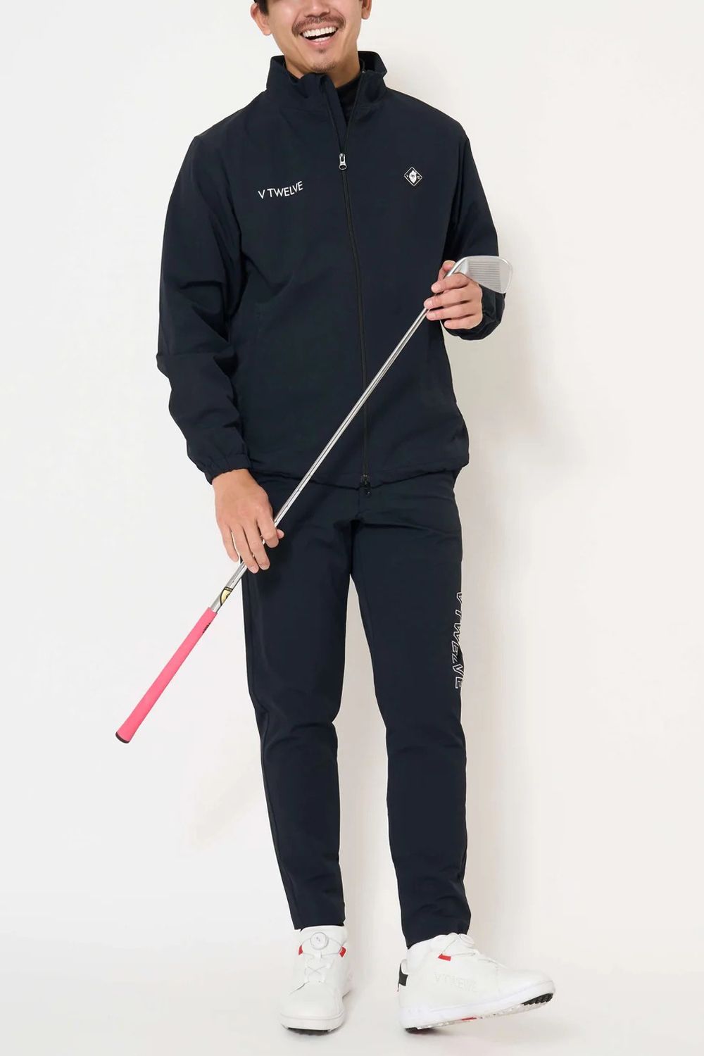 【26AW】 MOLD LOGO JKT / 高撥水生地 バックロゴ ナイロンジャケット (ブラック)
