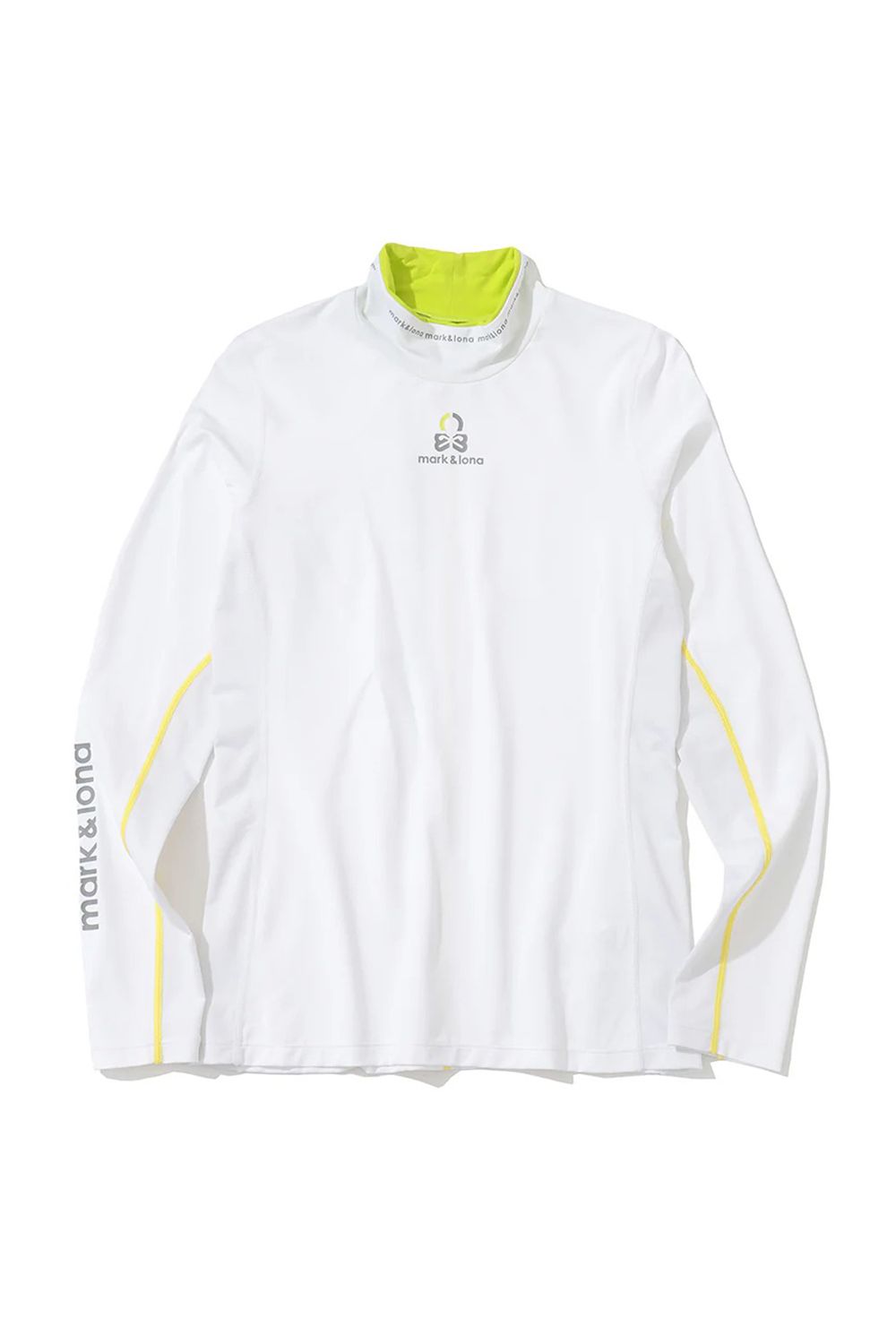 【26SS】【レディース】 HEC DUAL COLLAR PERFORMANCE MOCK / ジャージーロメリーナ バイカラー ロングスリーブ インナーモックネックTシャツ (ホワイト)