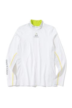 【26SS】【レディース】 HEC DUAL COLLAR PERFORMANCE MOCK / ジャージーロメリーナ バイカラー ロングスリーブ インナーモックネックTシャツ (ホワイト)