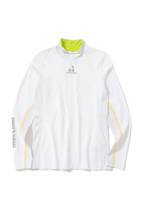 【26SS】【レディース】 HEC DUAL COLLAR PERFORMANCE MOCK / ジャージーロメリーナ バイカラー ロングスリーブ インナーモックネックTシャツ (ホワイト)