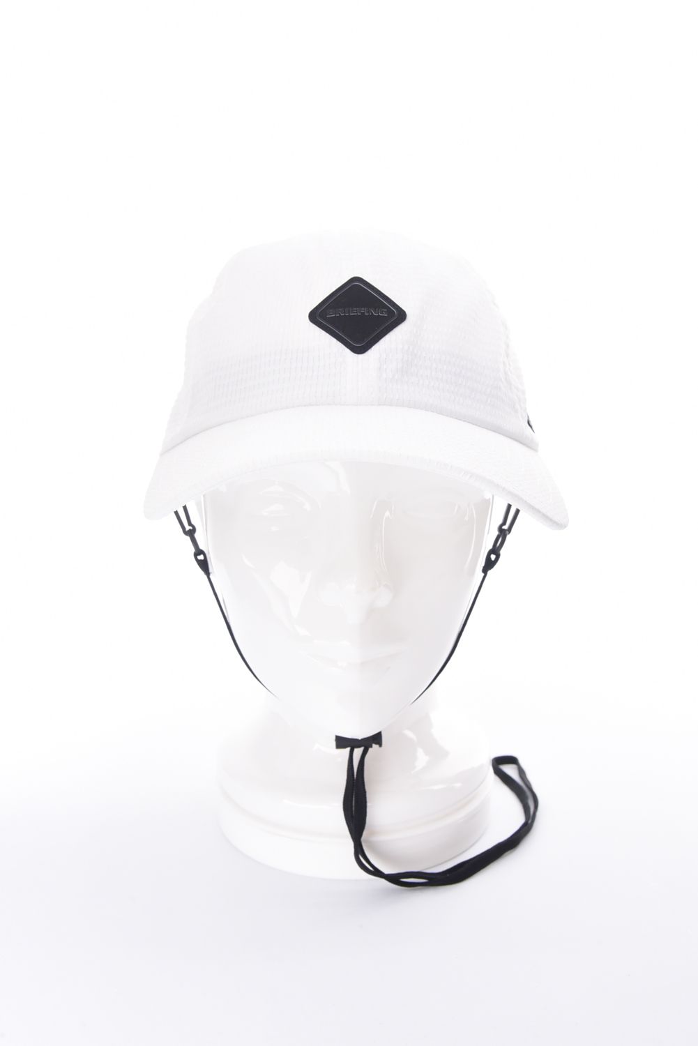 【26SS】【レディース】 WOMEN’S SEERSUCKER CORD STRAP CAP / シアサッカー コードストラップ付き キャップ (ホワイト)