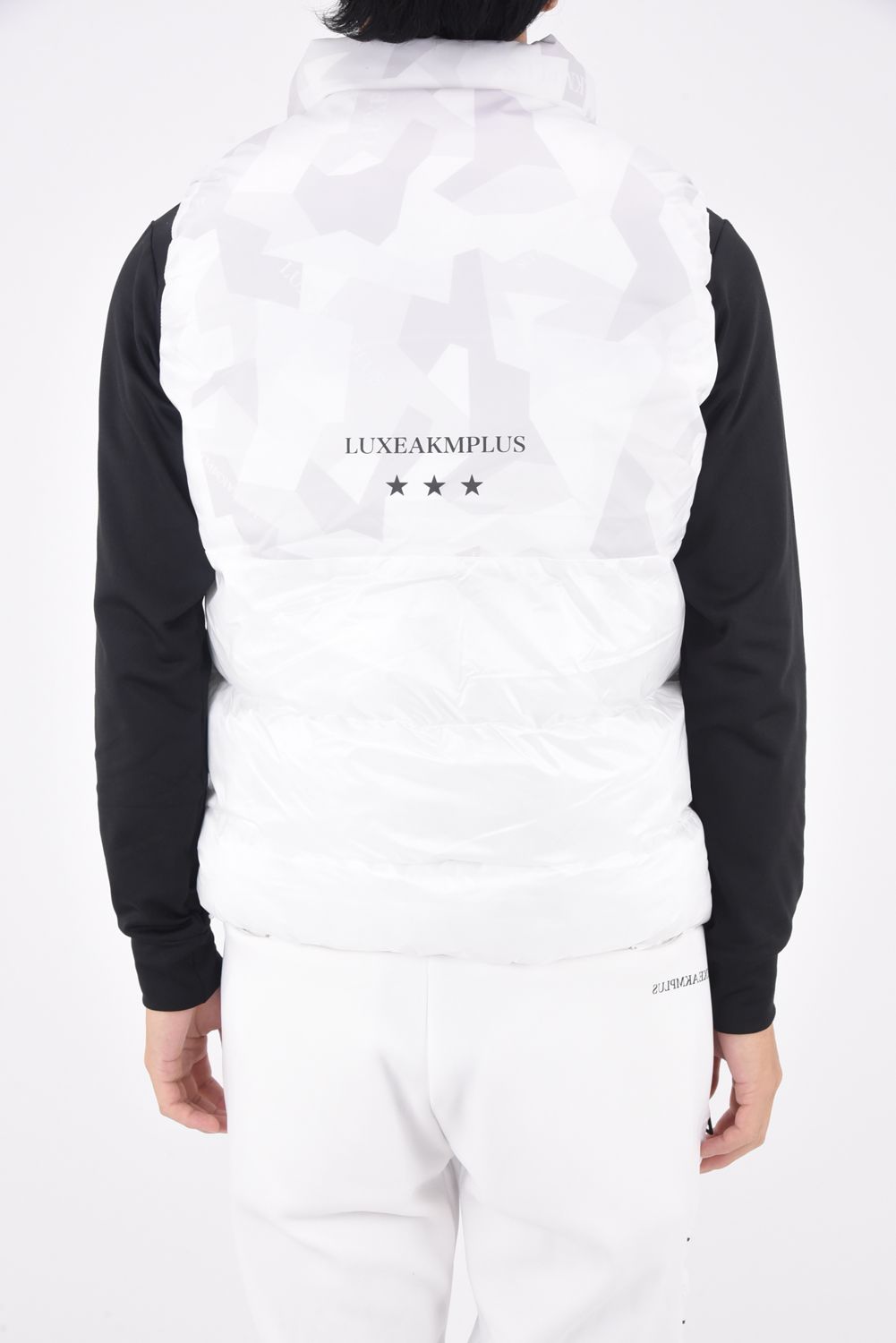 VERTICAL LOGO VEST / バーチカル ロゴ ベスト (ホワイトカモ)