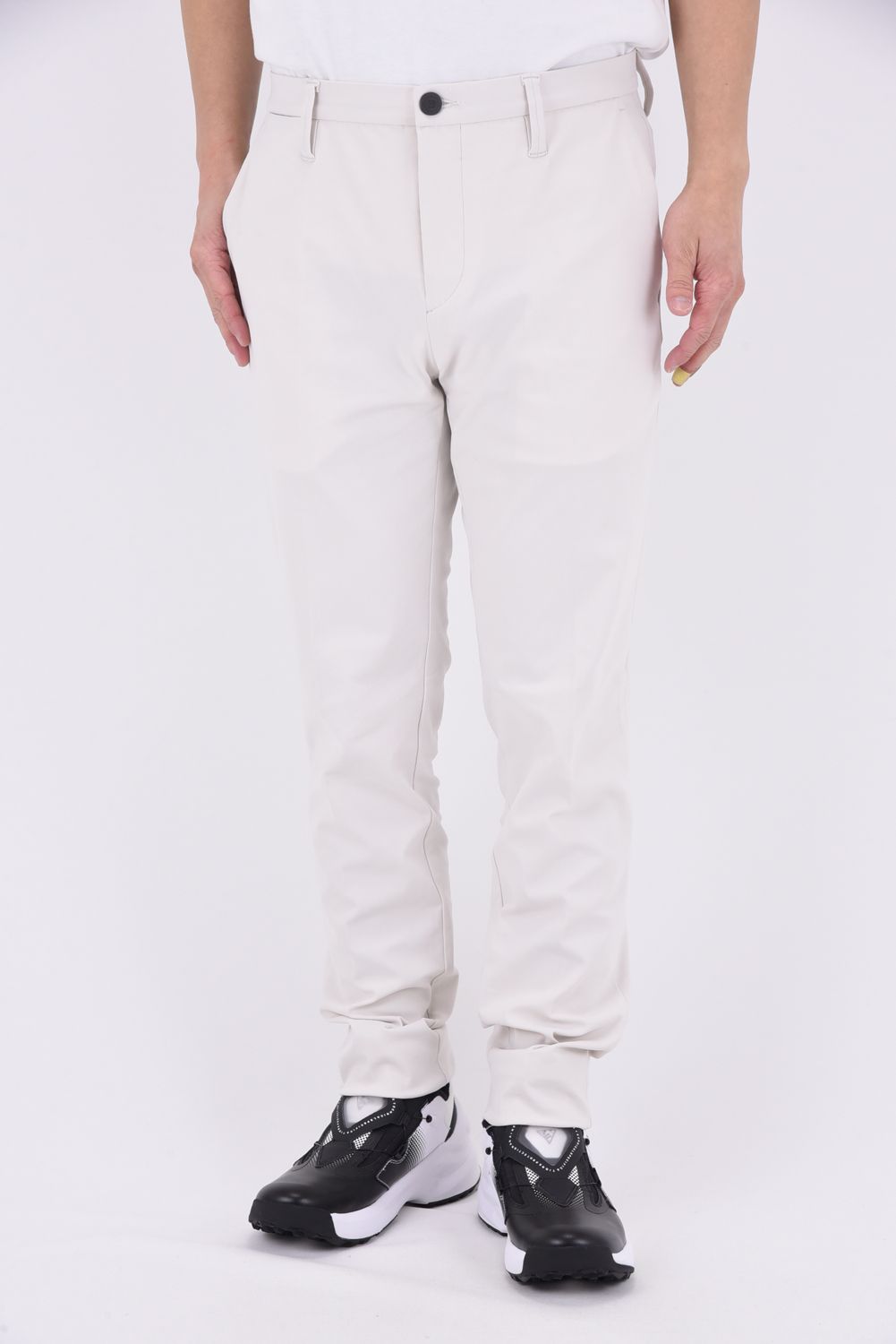 【25SS】 MENS BASIC PANTS / ベーシック フルレングス ストレッチ パンツ (アイヴォリー)