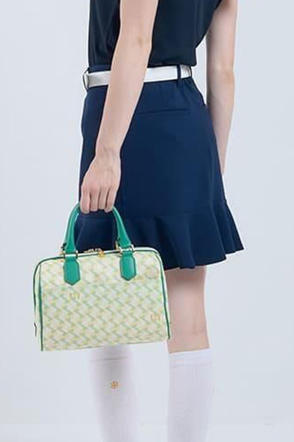 【25SS】【レディース】 WOMENS PEPLUM SKIRT / ベーシック ペプラムスカート (ネイビー)*