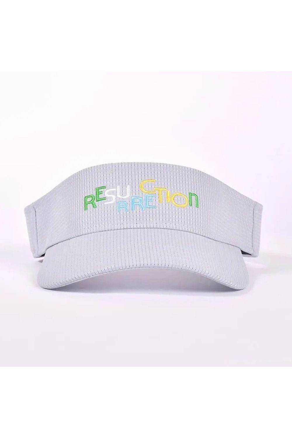 【26SS】 COLORFUL LOGO SUN VISOR / カラフルロゴ刺繍 サンバイザー (グレー)