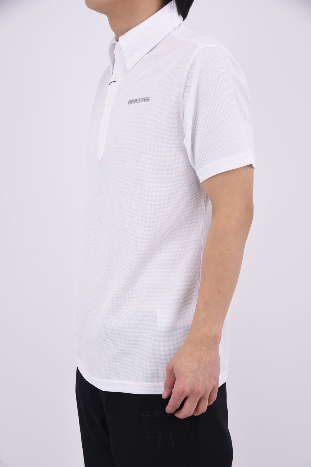 【26SS】 MEN'S DRESS BD SHIRT / ベーシック ボタンダウンカラー ポロシャツ (ホワイト)