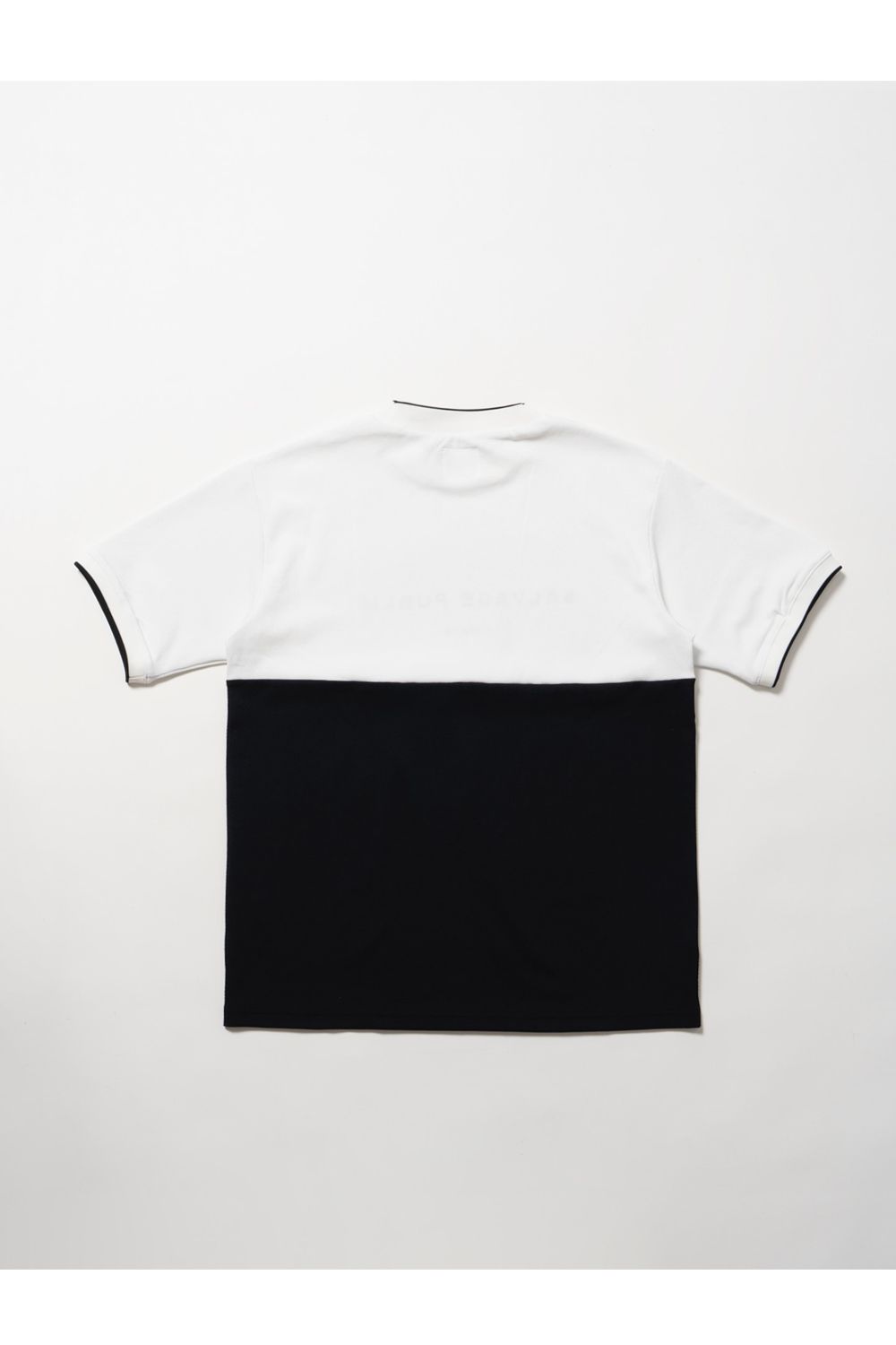 【2026SS】 Kūlina Pohāpohā Bicolor Mockneck（Kolepa Stamp） / バイカラー ショートスリーブ モックネックTシャツ (ホワイト/ブラック) （3月入荷予定）