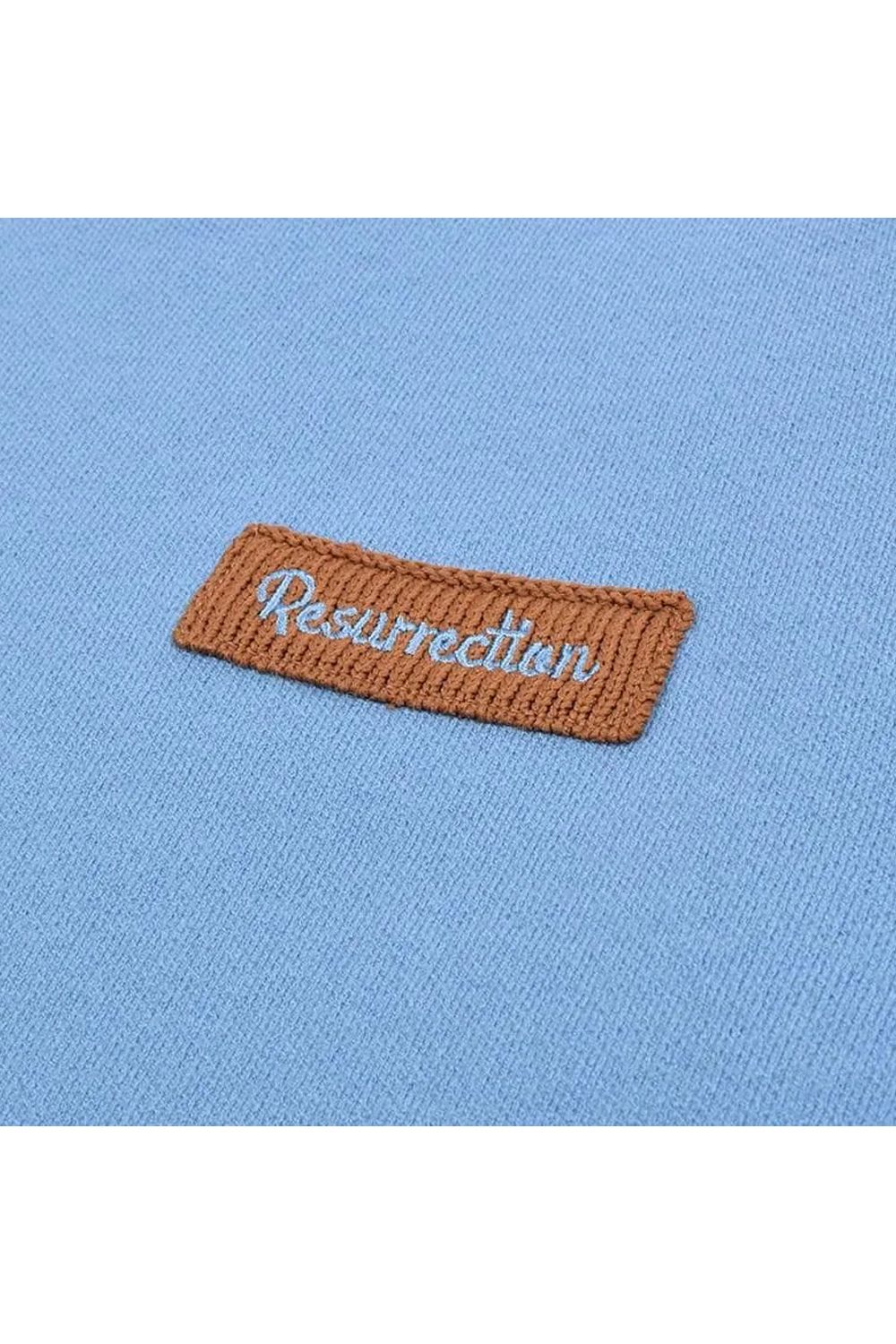 【26AW】【レディース】 STITCHING LINE KNIT / ステッチングライン クルーネックニット (ブルー)*
