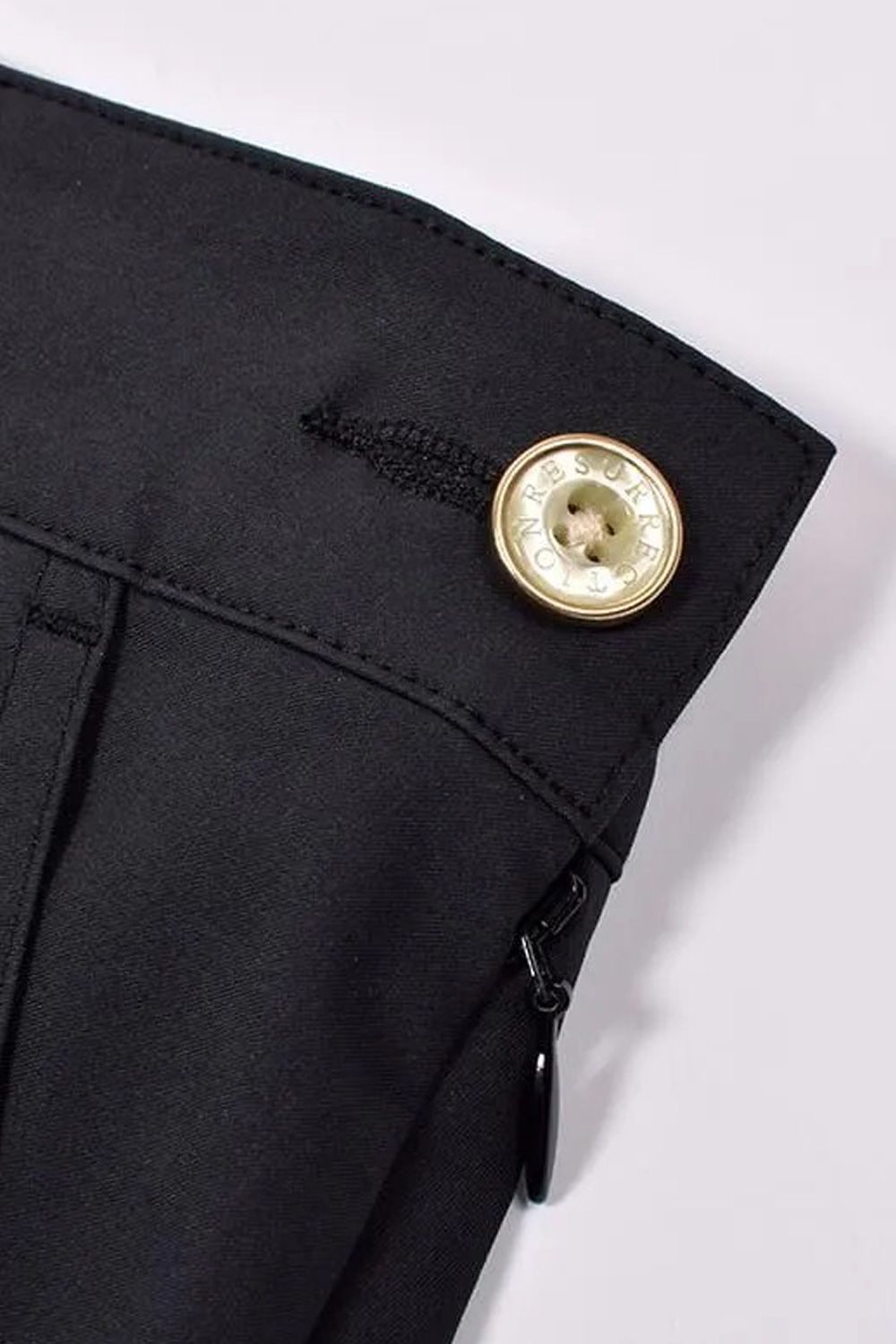 【26SS】【レディース】 GM PRINT NARROW PLEATS SKIRT / GMプリント ナロープリーツ スカート (ブラック)*