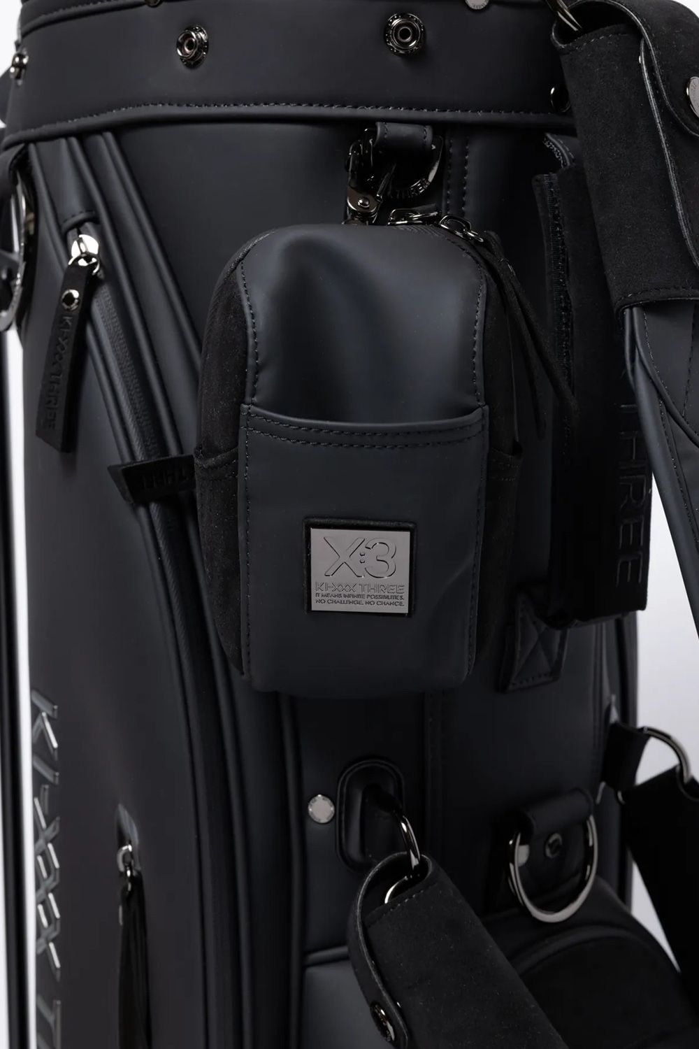 【26AW】 FORTE CART CB / ポリカーボネートPU スタンドタイプ キャディバッグ (ブラック)