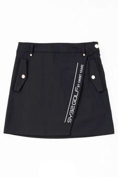 【26SS】【レディース】 MINI HERRINGBONE SKIRT / ミニヘリンボーン スカート (ブラック)*