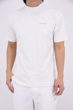 【26SS】 MENS GM PRINT MOCK NECK / GMプリントモックネック (ホワイト)*