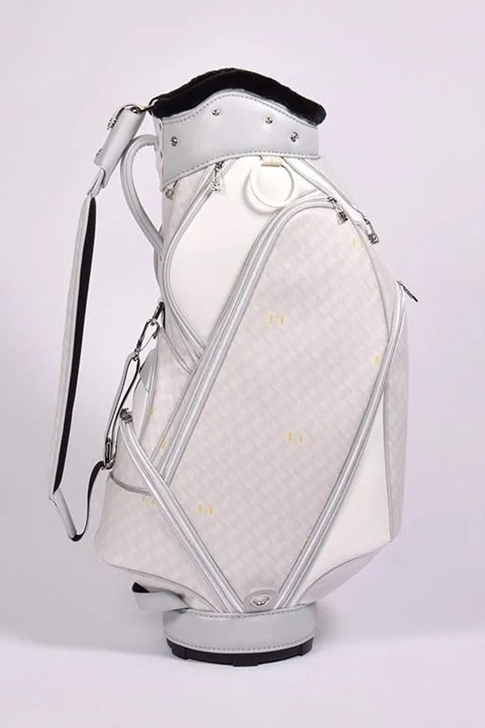 【26SS】【銀行振込・代金引換不可】【返品・交換不可】 ORIOLA（オリオラ） / ブランドオリジナルテキスタイル カートタイプ キャディバッグ （モノホワイト）*