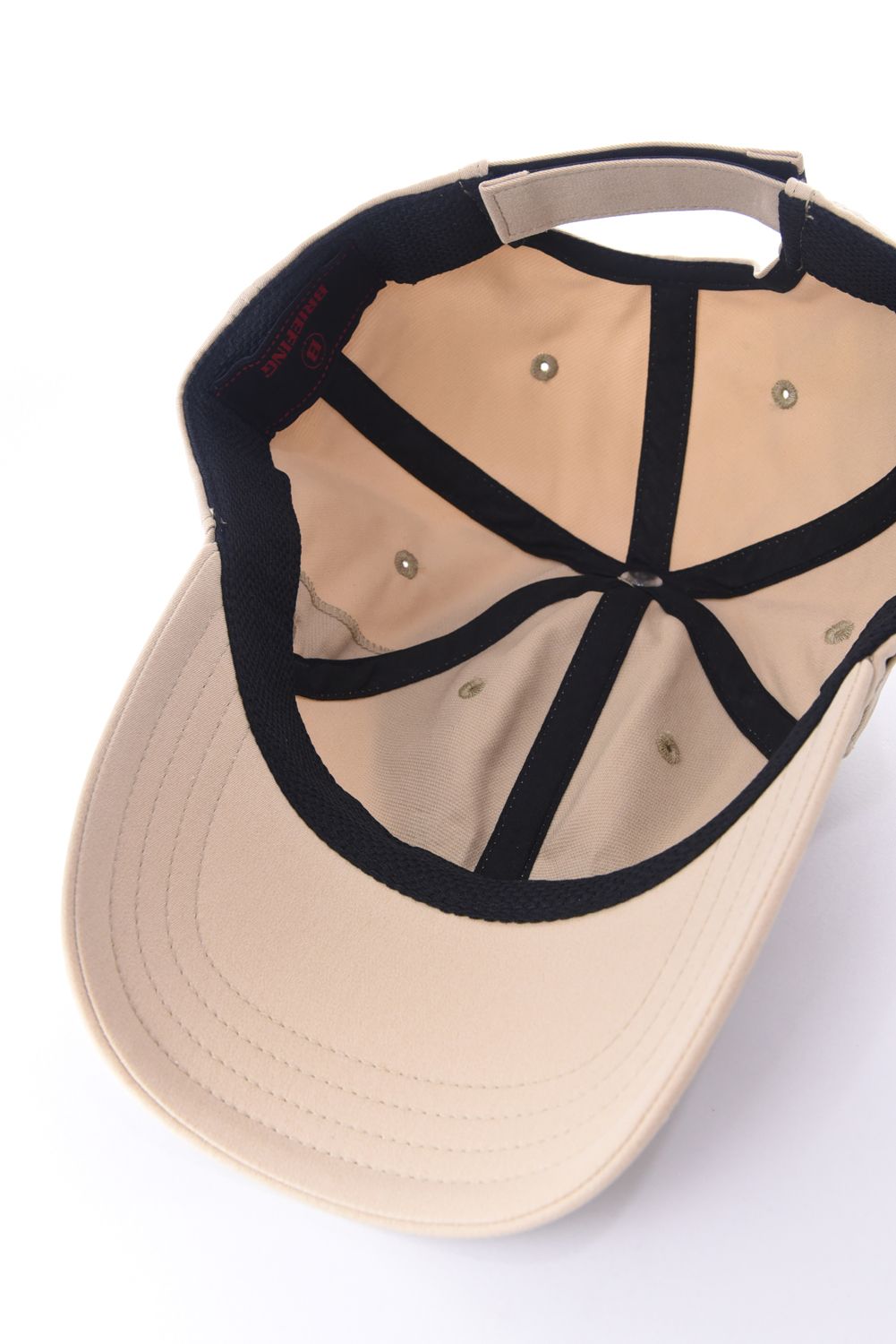 WR STRETCH GLASSHOLD CAP / ブランドロゴ サングラススリット入りキャップ (ベージュ)