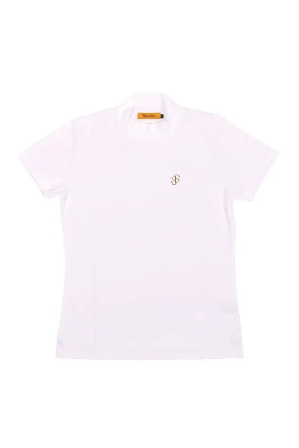 【26SS】【レディース】 WOMENS GM JACQUARD MOCK NECK / オリジナルテキスタイル モックネックTシャツ (ホワイト)*