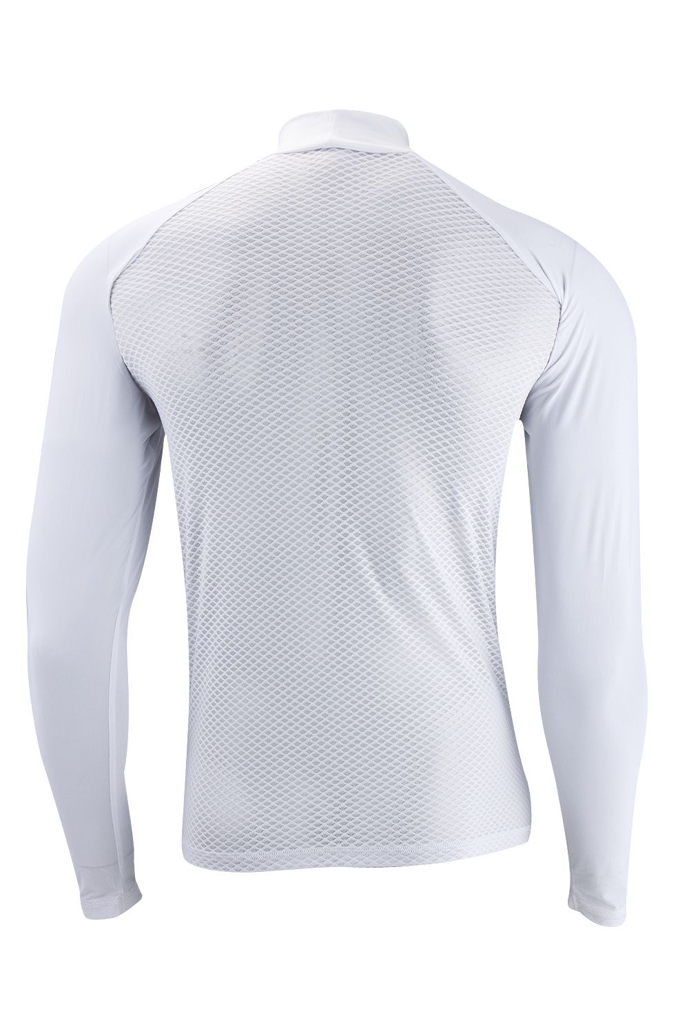 【返品・交換不可】 ICE MESH MOCK NECK / モックネック メッシュ 機能性冷感インナー (ホワイト) (ユニセックス)