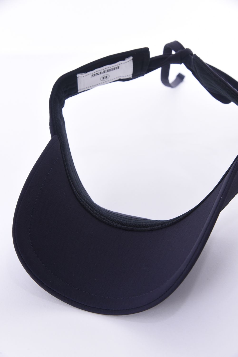 【26SS】【レディース】 WOMEN’S SMALL LOGO RIBBON VISOR / ブランドロゴ バックリボン リボンサンバイザー (ネイビー)