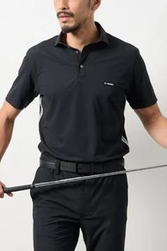 【26SS】 CONCEPT NOTES TAPING POLO SHIRT / カノコ素材 デザインテープ ポロシャツ (ブラック)