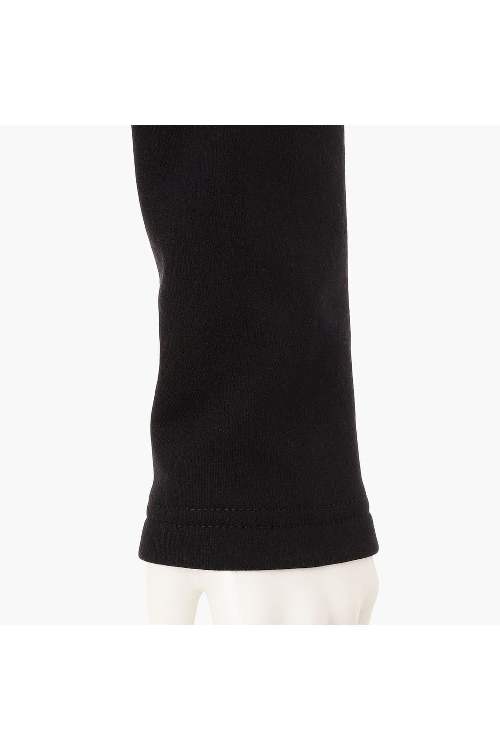 【25AW】【レディース】 WOMEN’S WARM LS HIGHNECK / 裏起毛 ブランドロゴ モックネックTシャツ (ブラック)