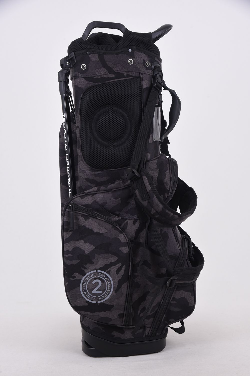 【銀行振込・代金引換不可】【返品・交換不可】【1000Dコーデュラナイロン】 Stand Bag ZHG-CB1 / スタンドタイプ キャディバッグ ブラックカモ