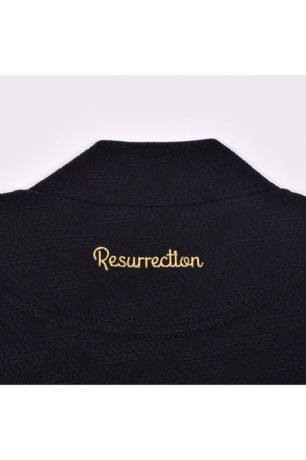 【26SS】【レディース】 WOMENS GM JACQUARD MOCK NECK / オリジナルテキスタイル モックネックTシャツ (ブラック)*