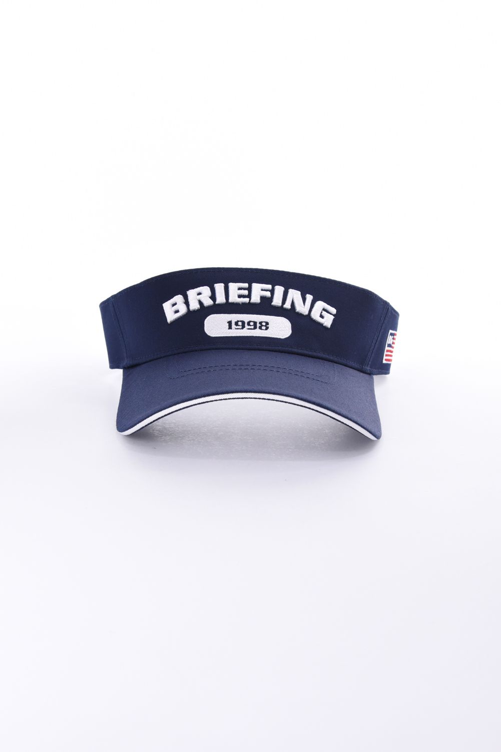 【26AW】 MEN’S COLLEGE LOGO VISOR / カレッジロゴ刺繍 サンバイザー (ネイビー)