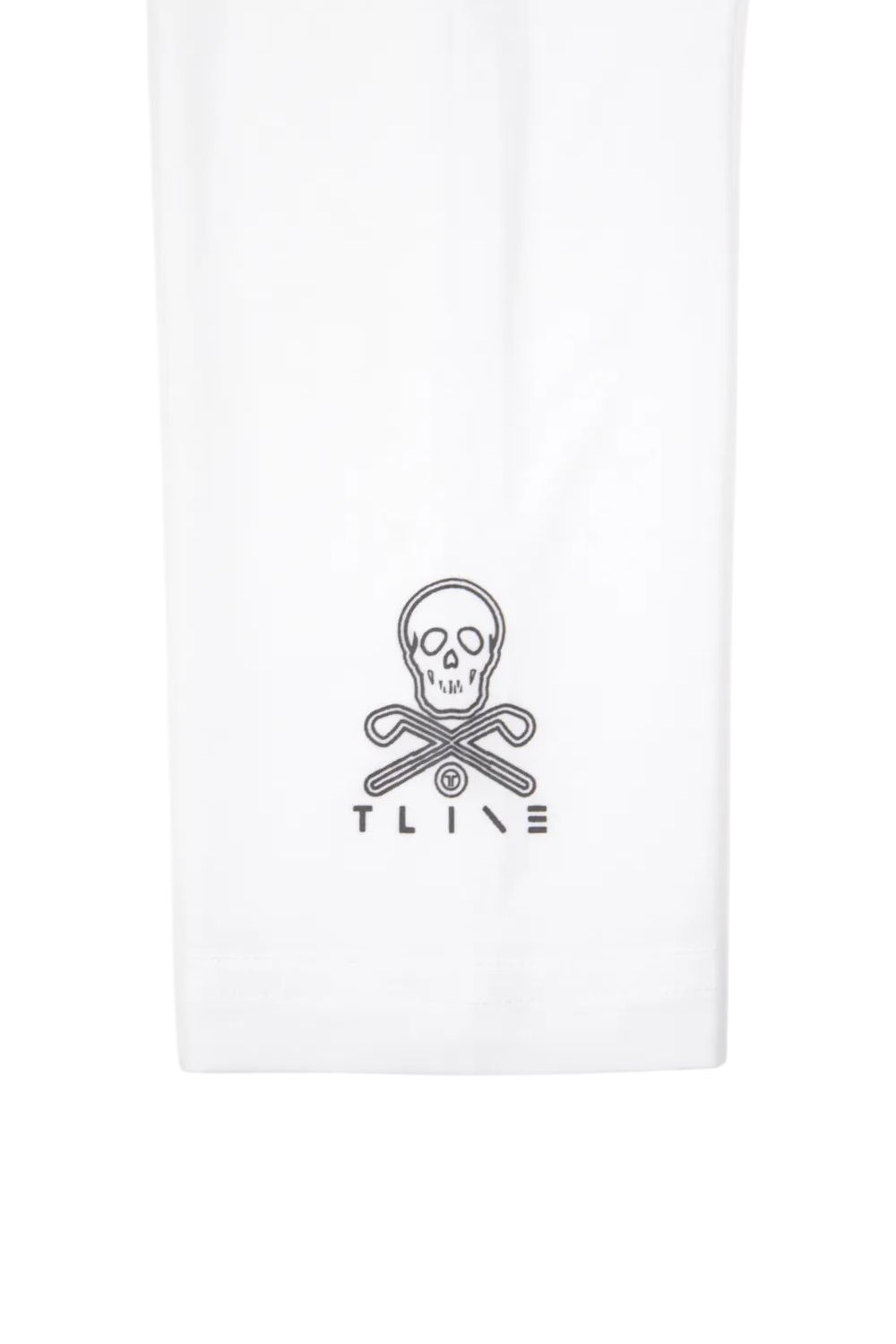 【26SS】【T-LINE】 ARM COVER / ブランドロゴ箔プリント アームカバー (ホワイト)