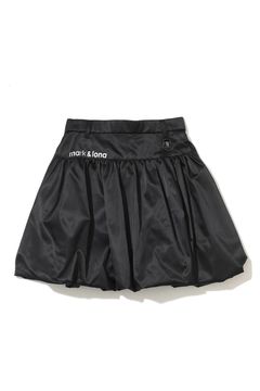 【2025AW】【レディース】 LUMINOUS BALLOON SKIRT / ポリエステルタフタ バルーンスカート (インナーパンツ付き) (ブラック)