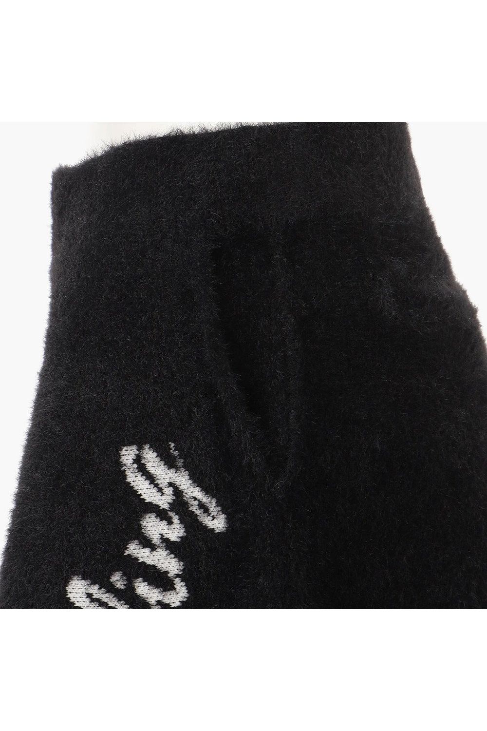 【26AW】【レディース】 WOMEN’S SHAGGY KNIT FLARE SKIRT / フレアシルエット シャギーニットスカート (ブラック)