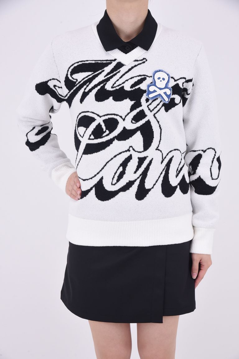 MARK&LONA - 【レディース】 ATOMIC V-KNIT / ブランドロゴ オーバー  