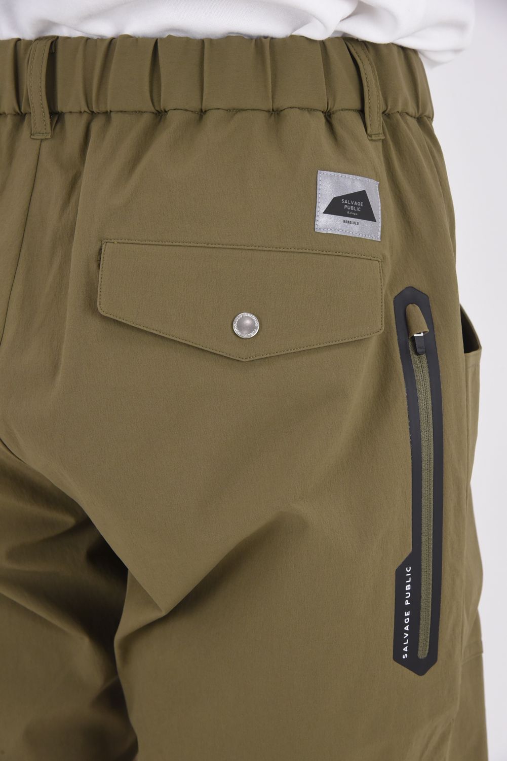 【26SS】 Makani Shorts / フラップポケット 4WAYストレッチ ベイカーショーツ (オリーブ)