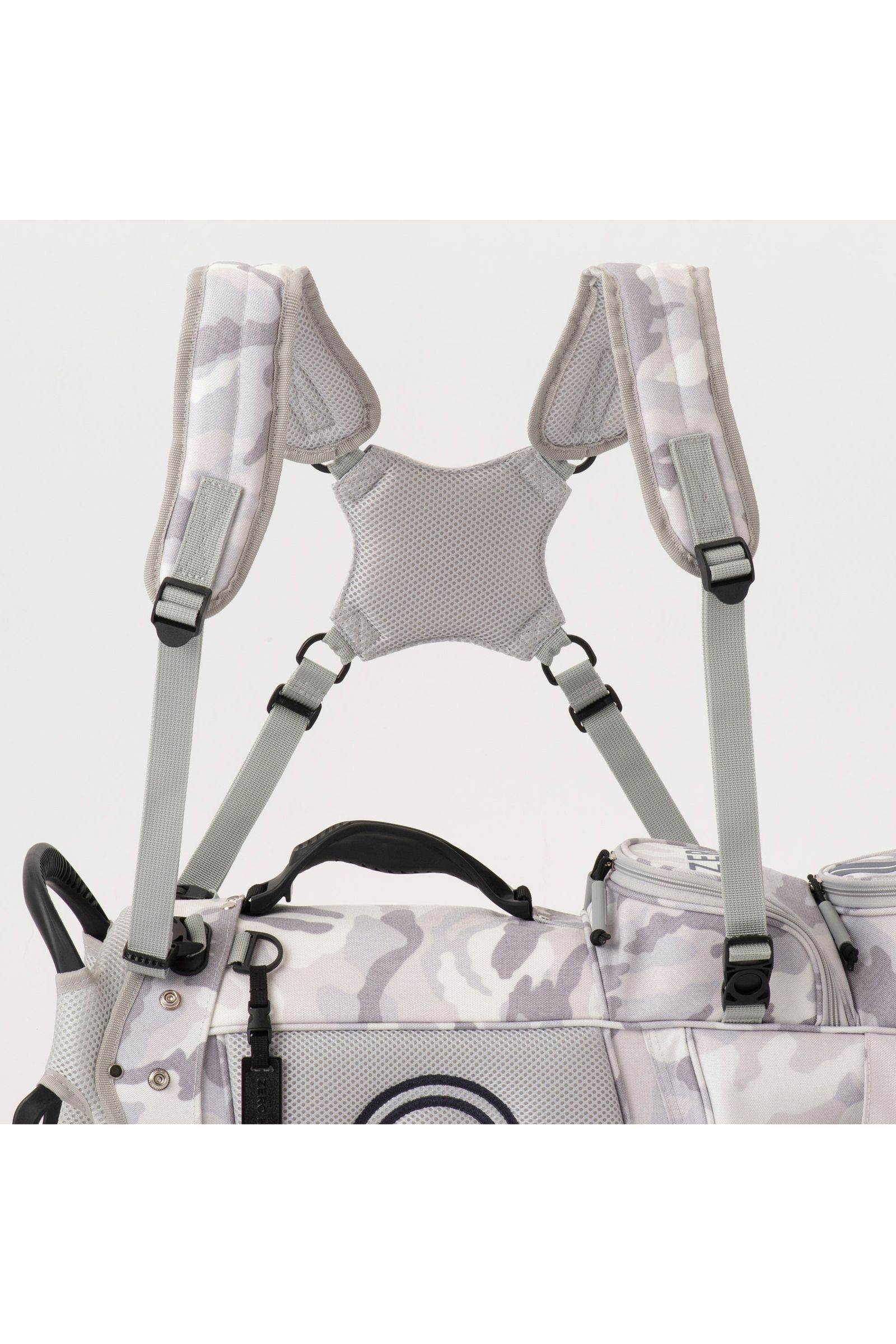 【銀行振込・代金引換不可】【返品・交換不可】【1000Dコーデュラナイロン】 Stand Bag ZHG-CB1 / スタンドタイプ キャディバッグ ホワイトカモ