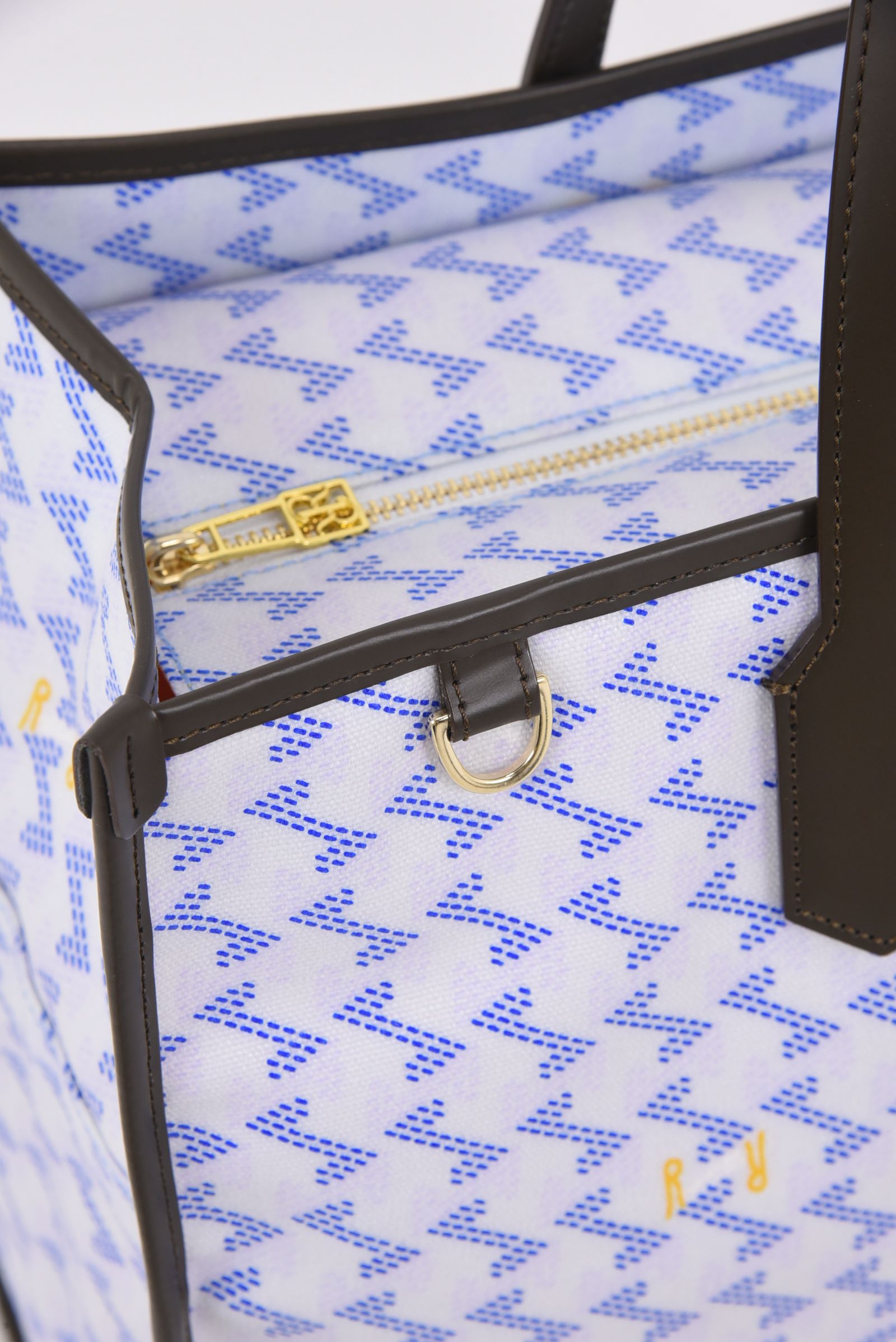 【26SS】  LANIUS SQUARE BIG (ラニウス スクエア ビッグ) / ブランドオリジナルテキスタイル ボストンバッグ （アクア）*