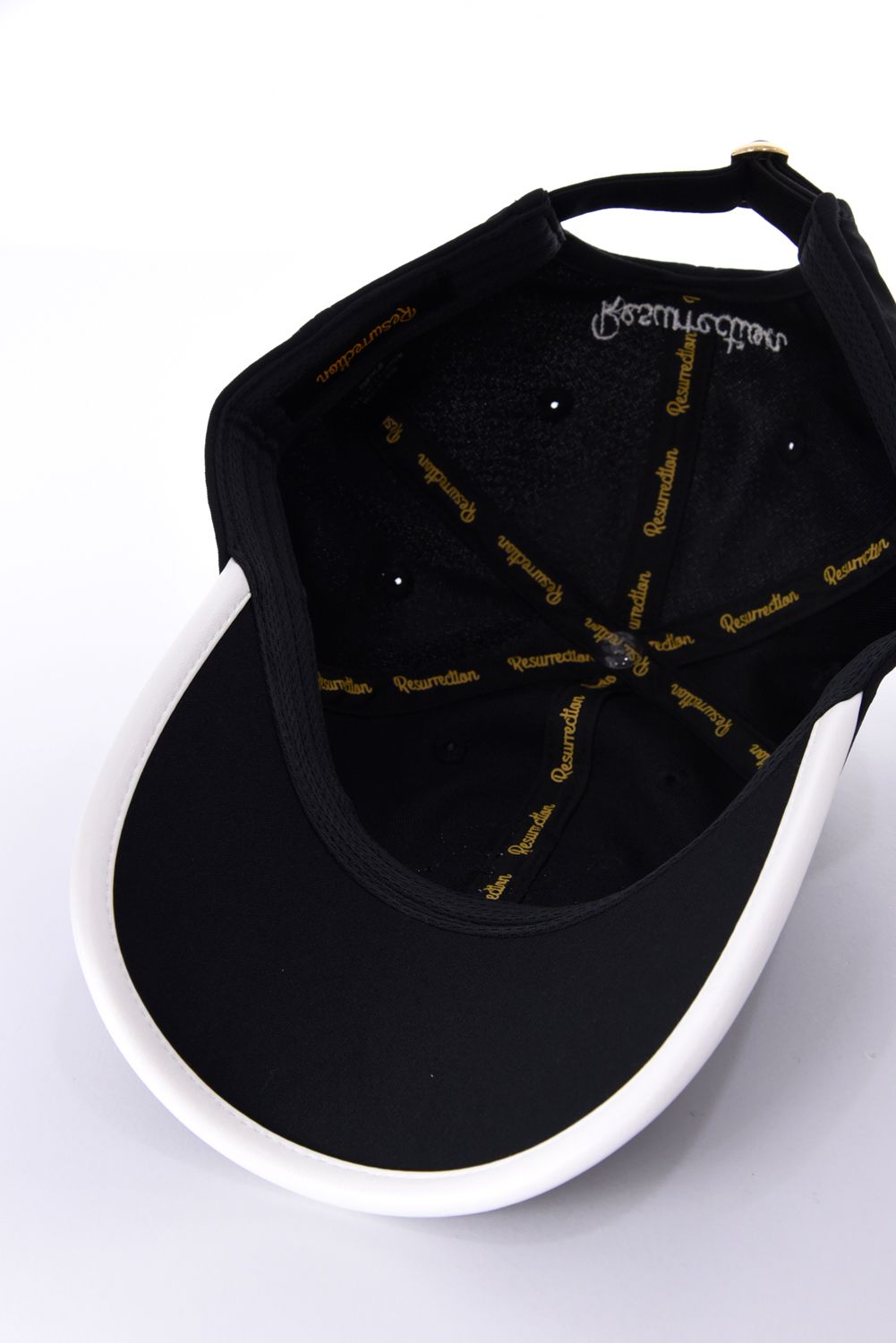 【26AW】 LEATHER LOGO PIPING CAP / レザーロゴパイピングキャップ  (ブラック)