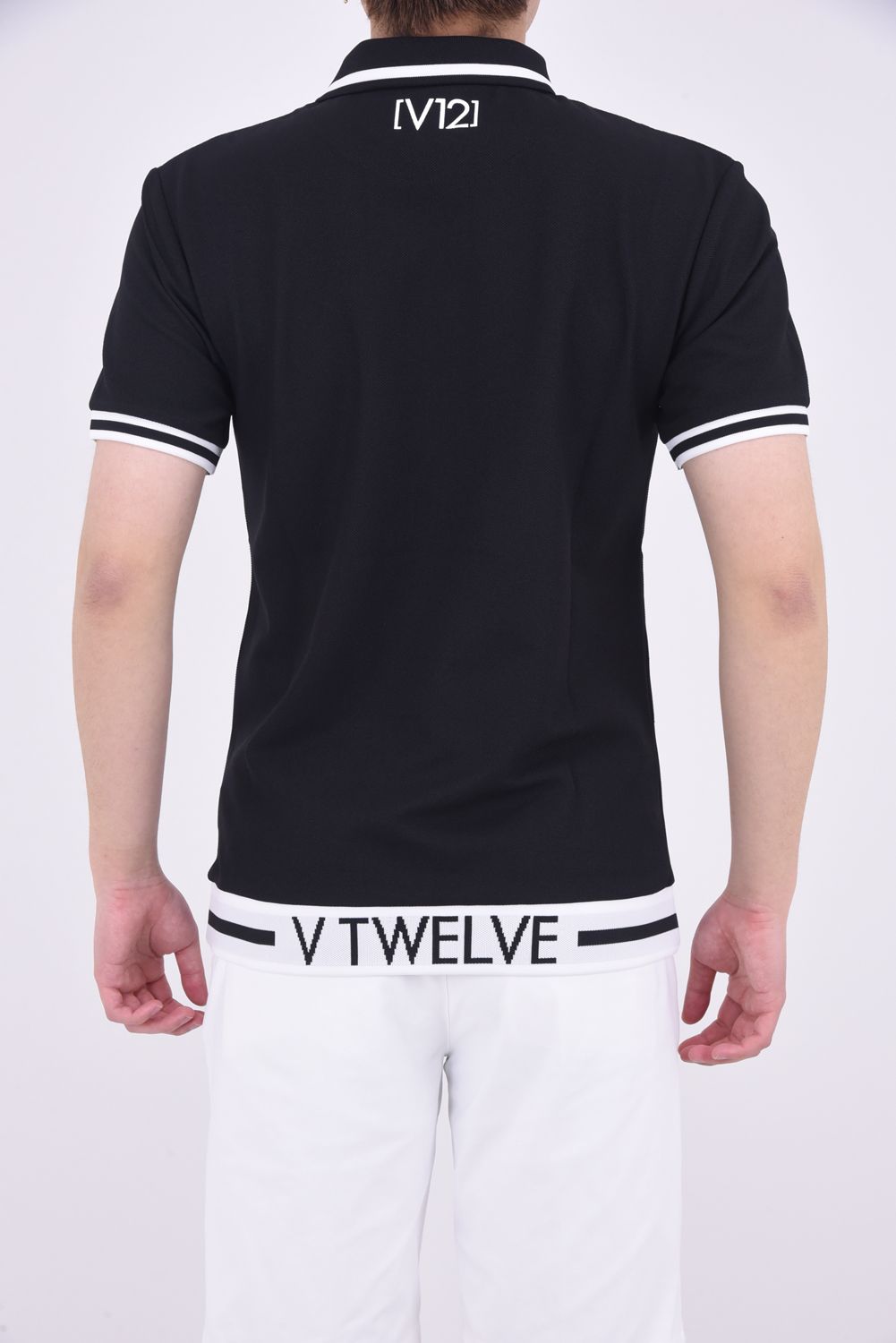 V12 - LIB OUT POLO / V12ロゴ フィールドセンサーカノコ ポロシャツ